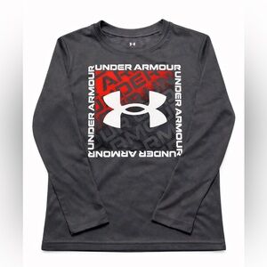 Under Armour Dark Gray Shirt with White Logo